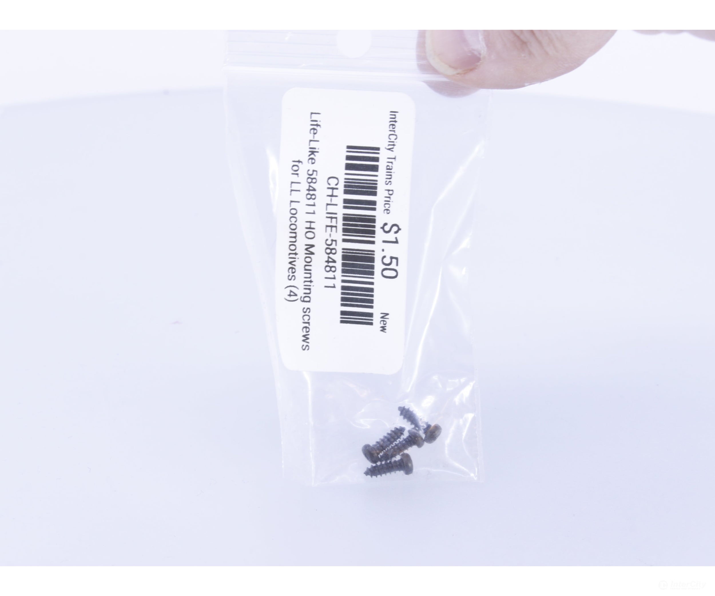Life-Like 584811 HO Mounting screws for LL Locomotives (4) - Parts