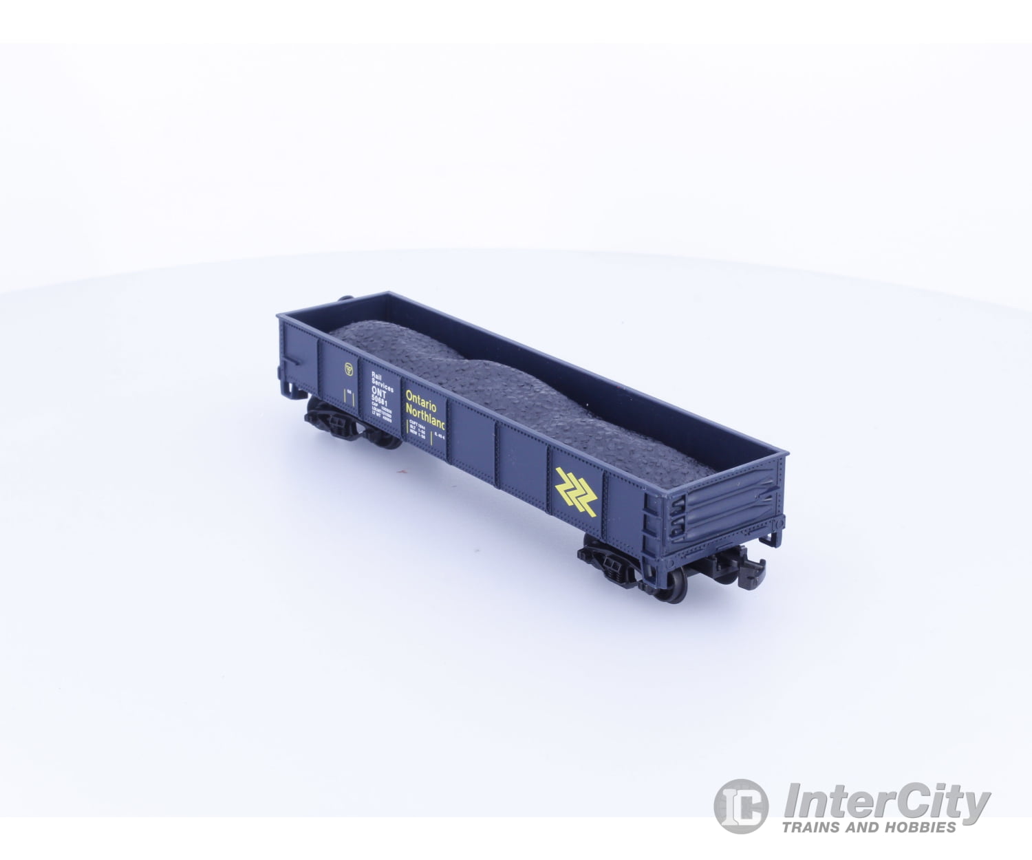 Life-Like 8462B HO Gondola with Coal Load Ontario Northland (ONT) 50681 Freight Cars