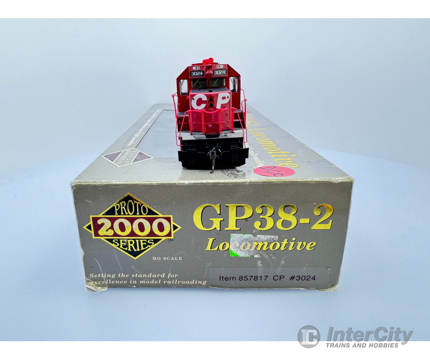 Life-Like 857817 Ho Gp38-2 Canadian Pacific (Cp) 3024 Dcc Locomotives