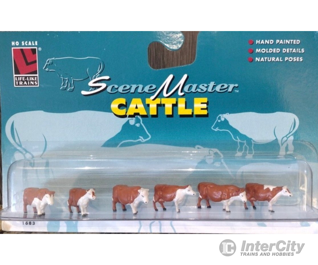 Life-Like Products HO 433-1605 SceneMaster HO Cattle / Cows (6 pcs) Figures