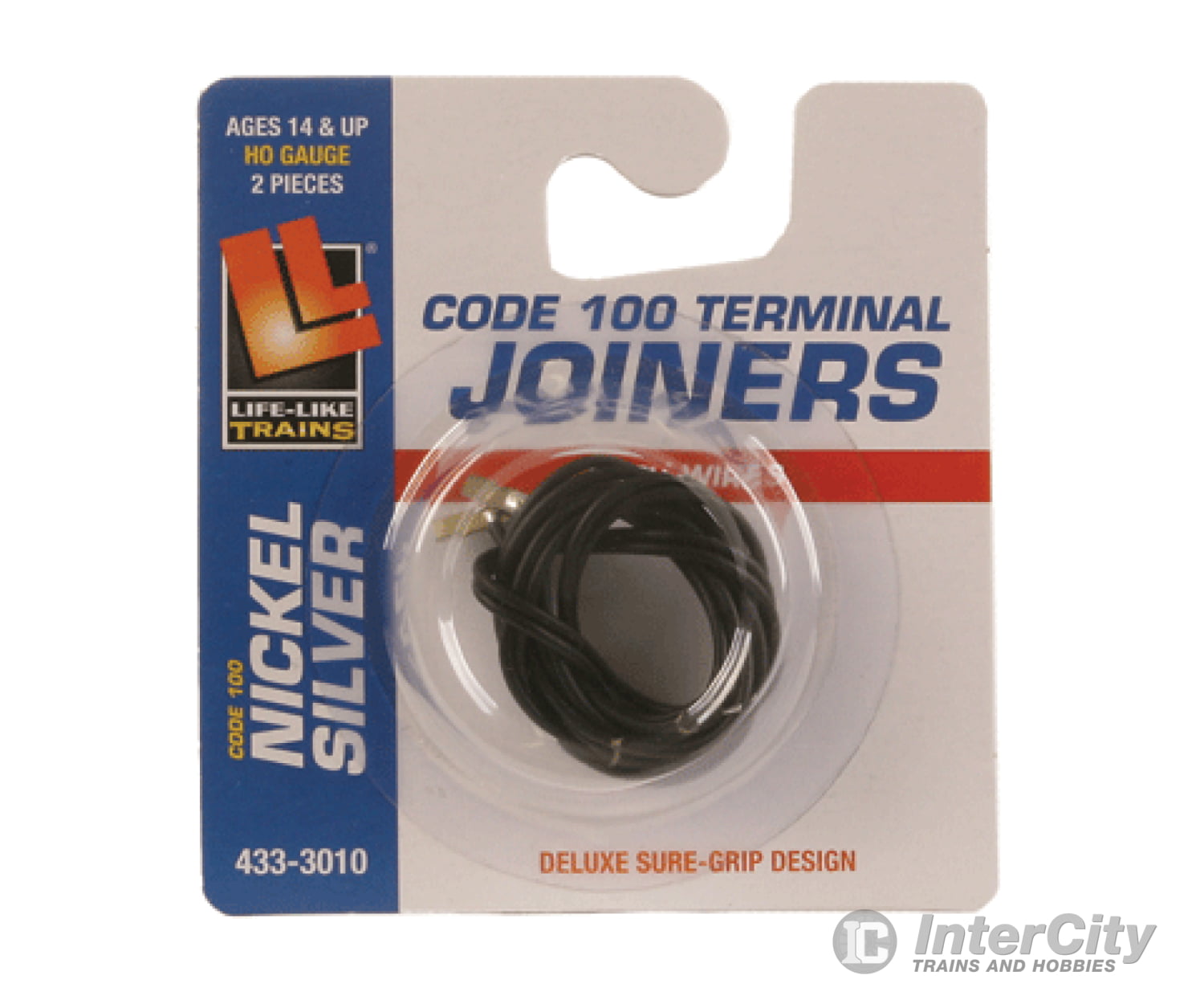 Life-Like Products Inc Ho 3010 Terminal Joiners W/Black #22 Gauge Wire -- Code 100 Nickel Silver