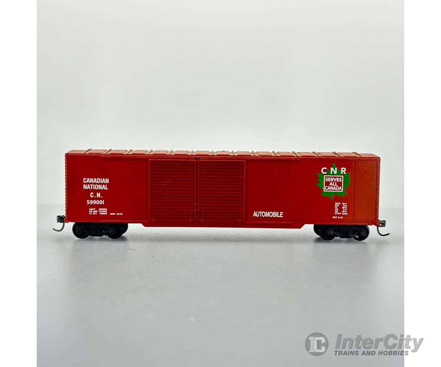 Life-Like Proto 2000 Series 50 Double Door Automobile Car Canadian National Cn 599001 Freight Cars