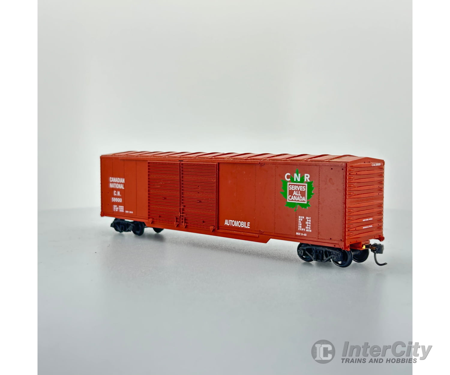 Life-Like Proto 2000 Series 50 Double Door Automobile Car Canadian National Cn 599001 Freight Cars