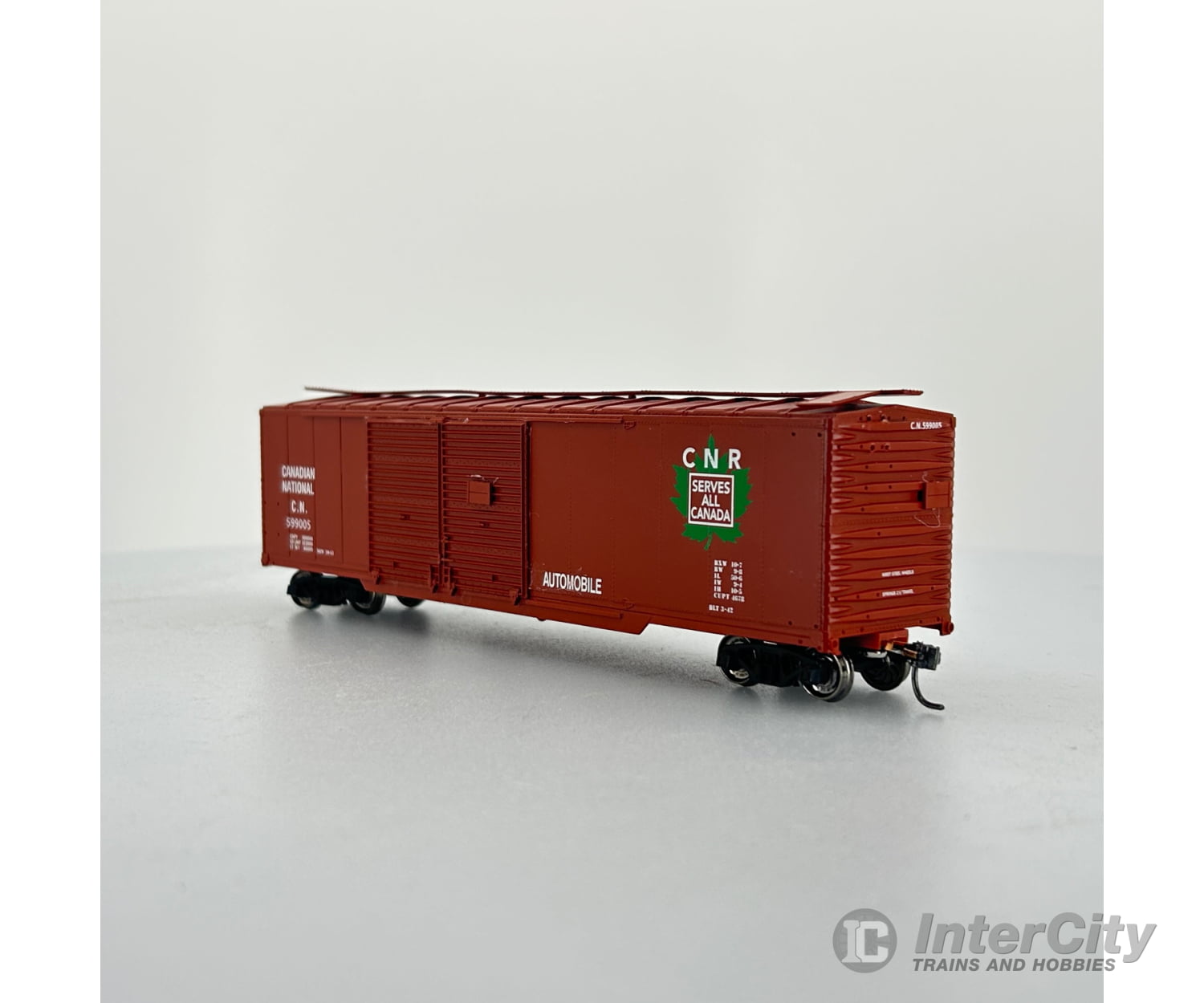 Life-Like Proto 2000 Series 50 Double Door Automobile Car Canadian National Cn 599005 Freight Cars