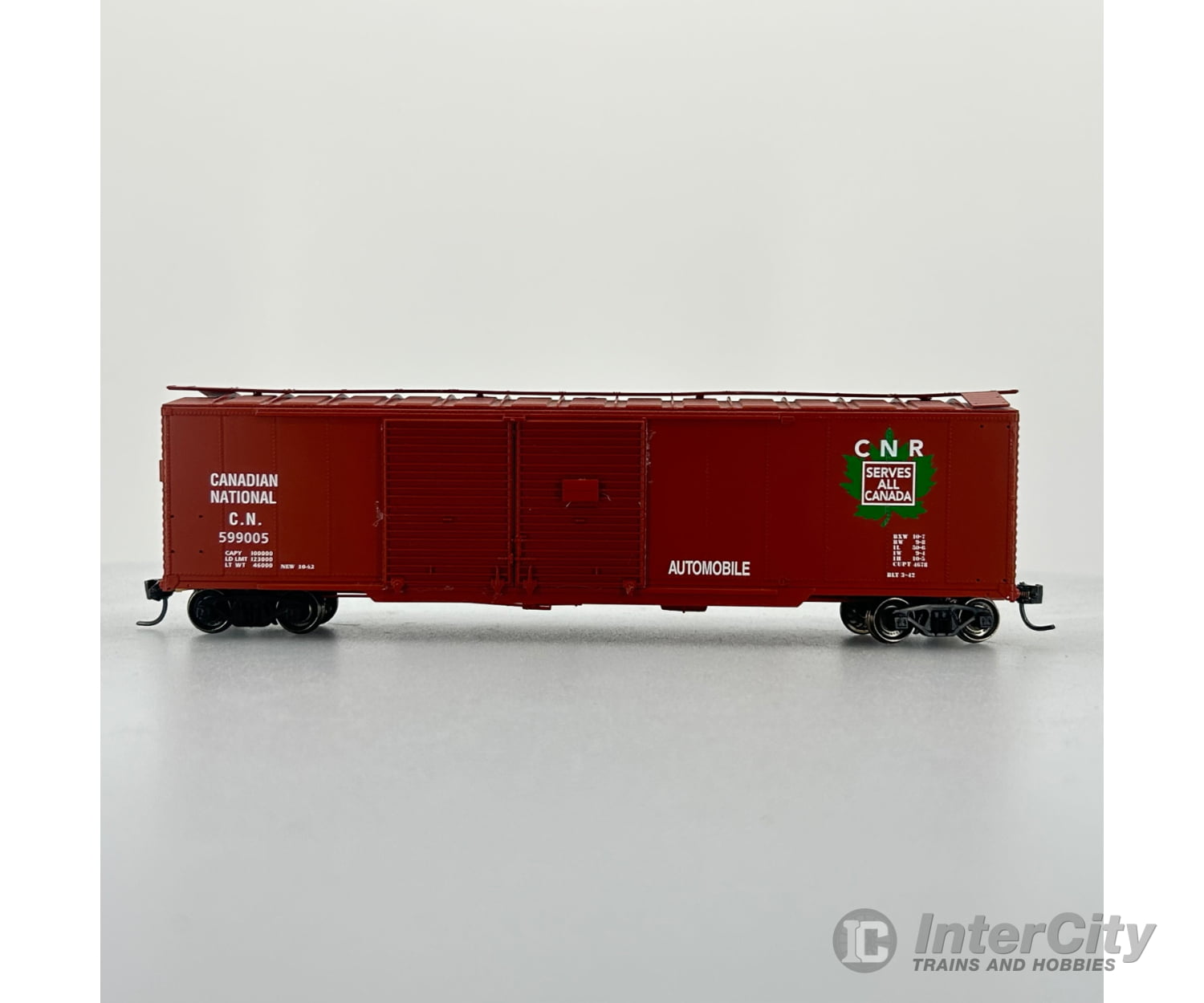 Life-Like Proto 2000 Series 50 Double Door Automobile Car Canadian National Cn 599005 Freight Cars