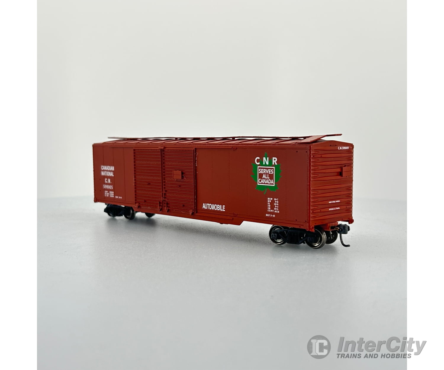 Life-Like Proto 2000 Series 50 Double Door Automobile Car Canadian National Cn 599005 Freight Cars