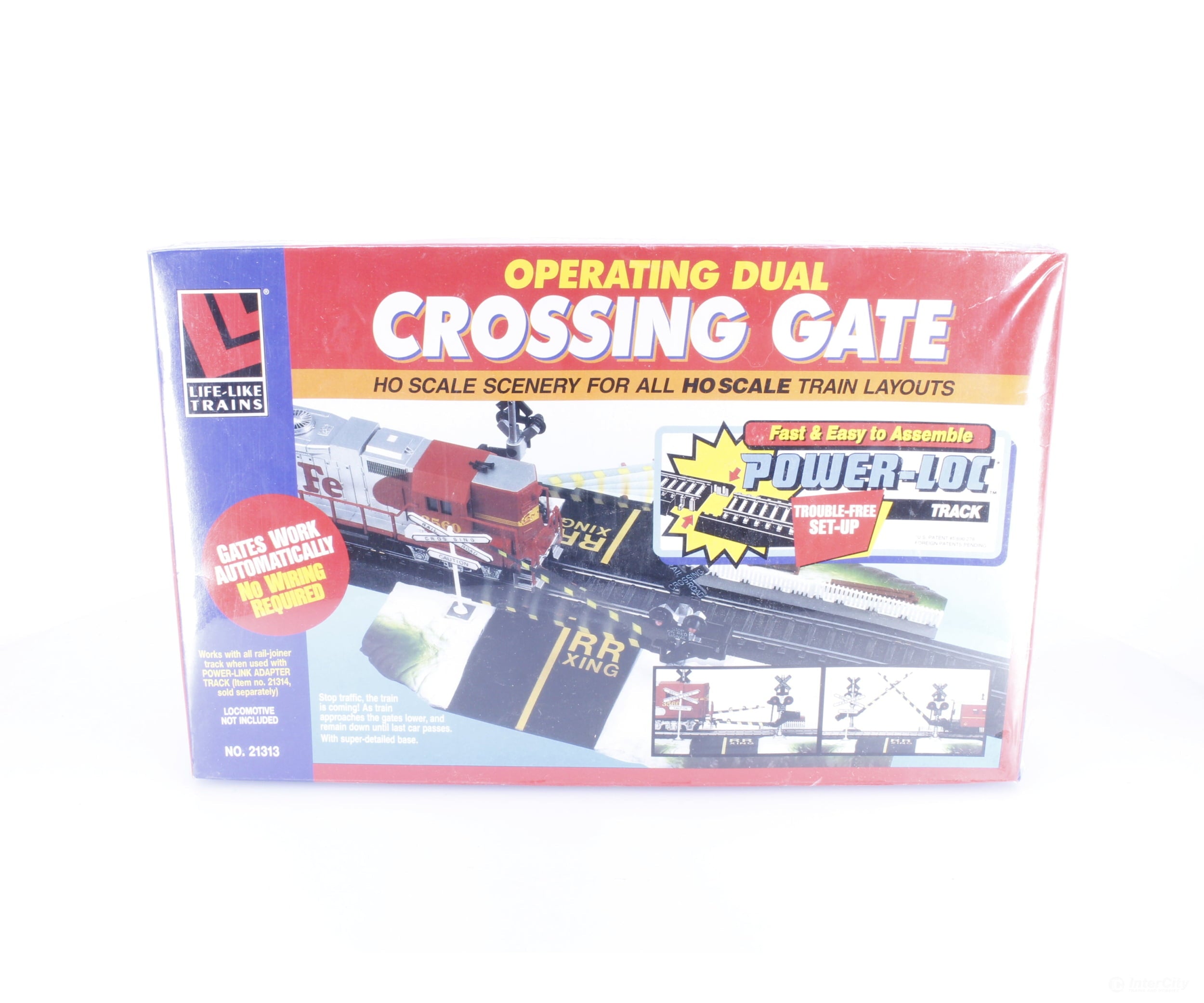 Lifelike 21313 HO Operating Dual Crossing Gates - Signals & Catenary