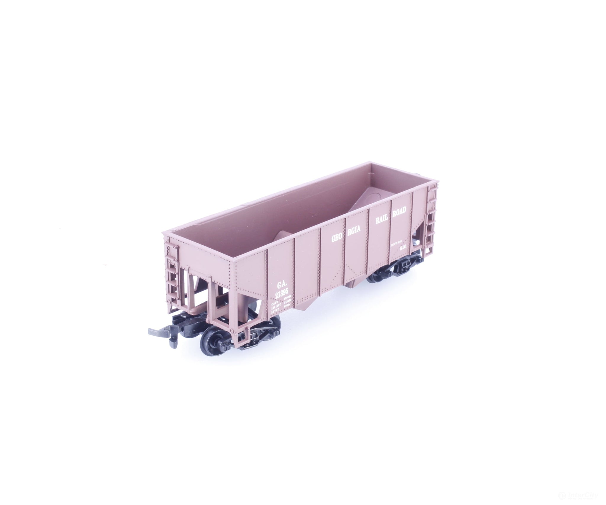 Lifelike 21908 HO 2 Bay Hopper Car Georgia Railroad (GA) 21395 - Freight Cars