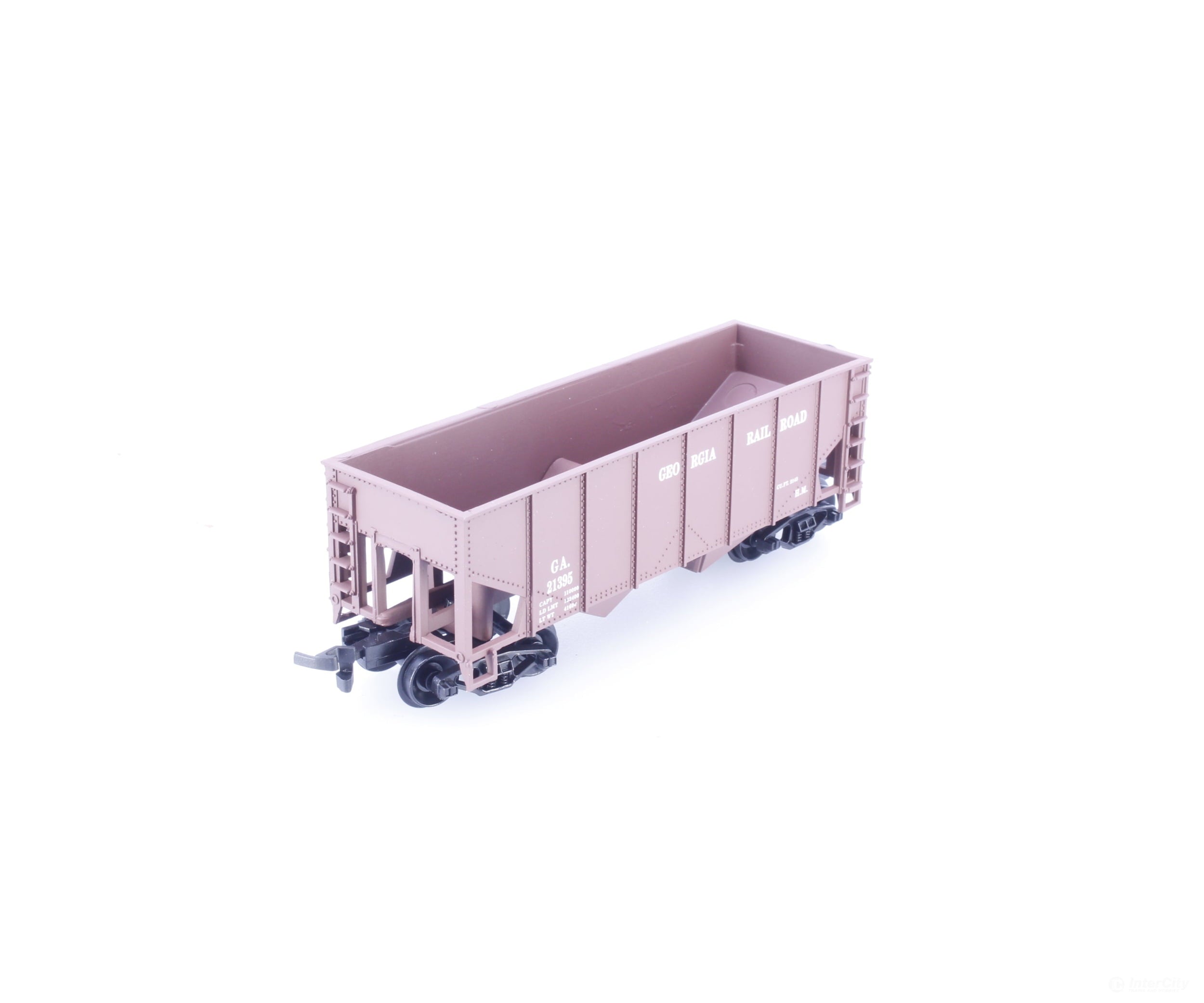 Lifelike 21908 HO 2 Bay Hopper Car Georgia Railroad (GA) #2 21395 - Freight Cars