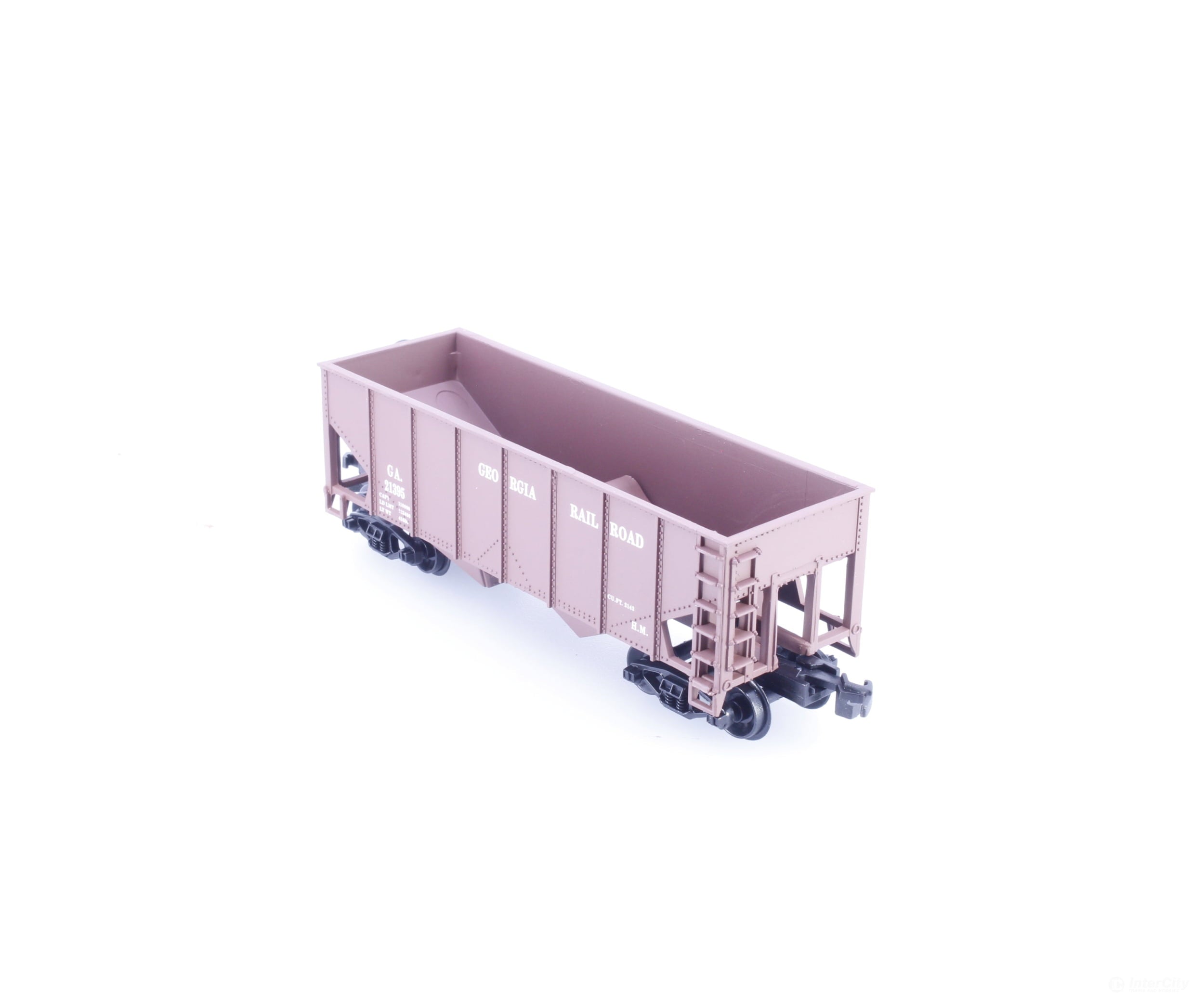 Lifelike 21908 HO 2 Bay Hopper Car Georgia Railroad (GA) #3 21395 - Freight Cars