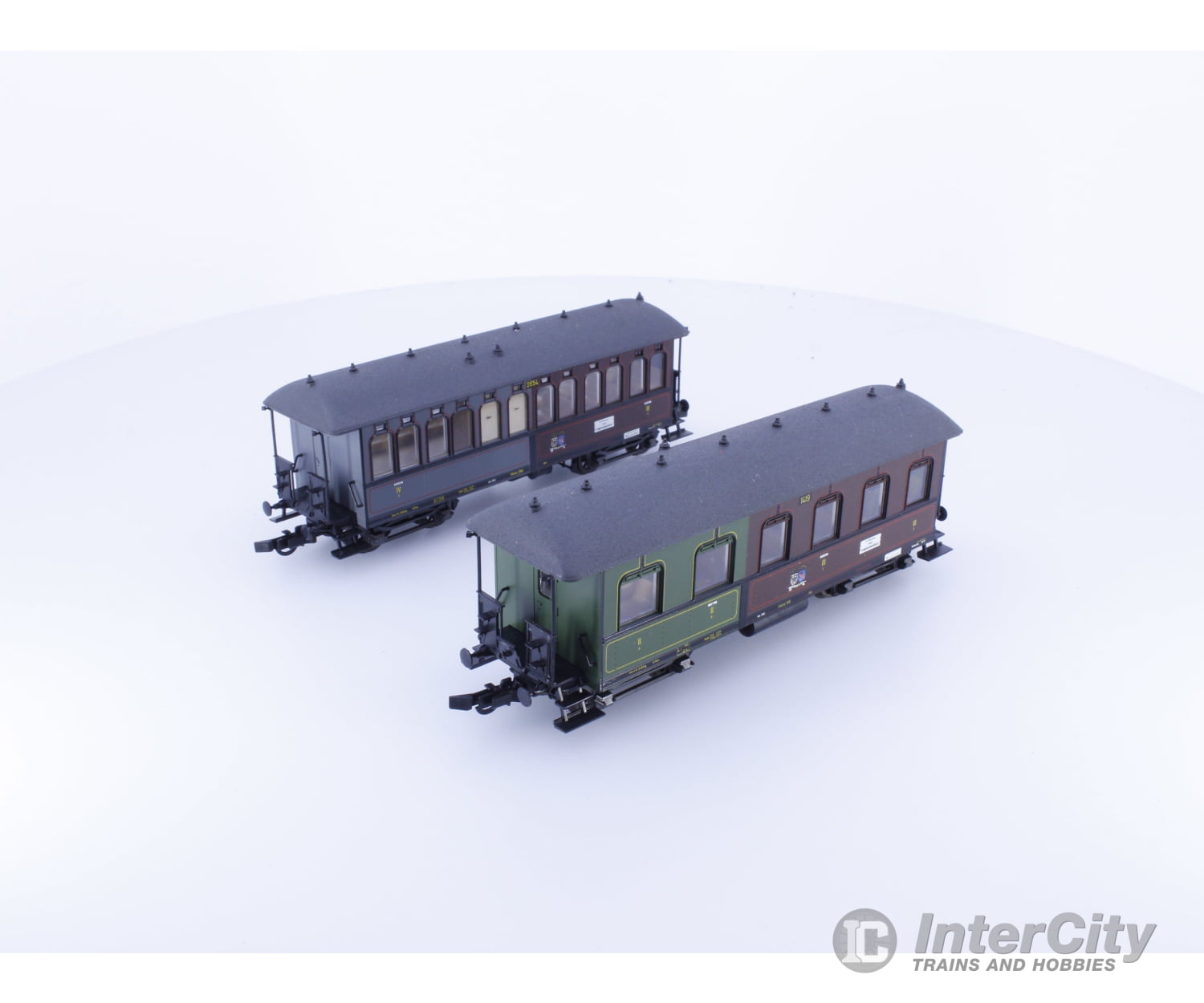 Liliput 812 HO KPEV 2 Pair Passenger Cars European Passenger Cars
