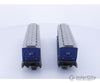 Liliput Ho Kpev Lot Of Two Blue Passenger Coaches 2Nd Class European Cars