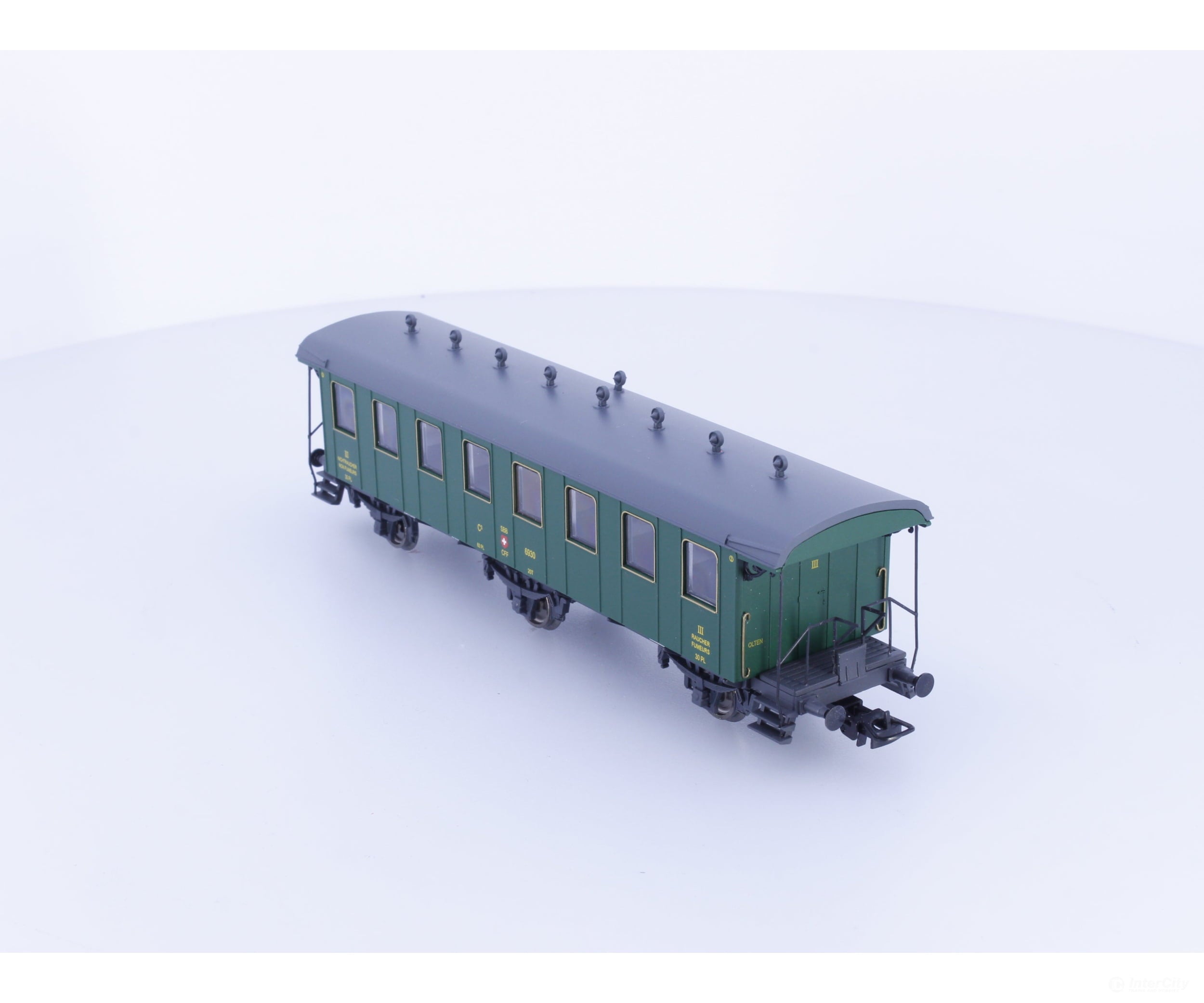 Liliput L334475 HO SBB-CFF-FFS Oldtimerwagen 3rd Class Passenger Coach Type C #2 6930 - European Passenger Cars