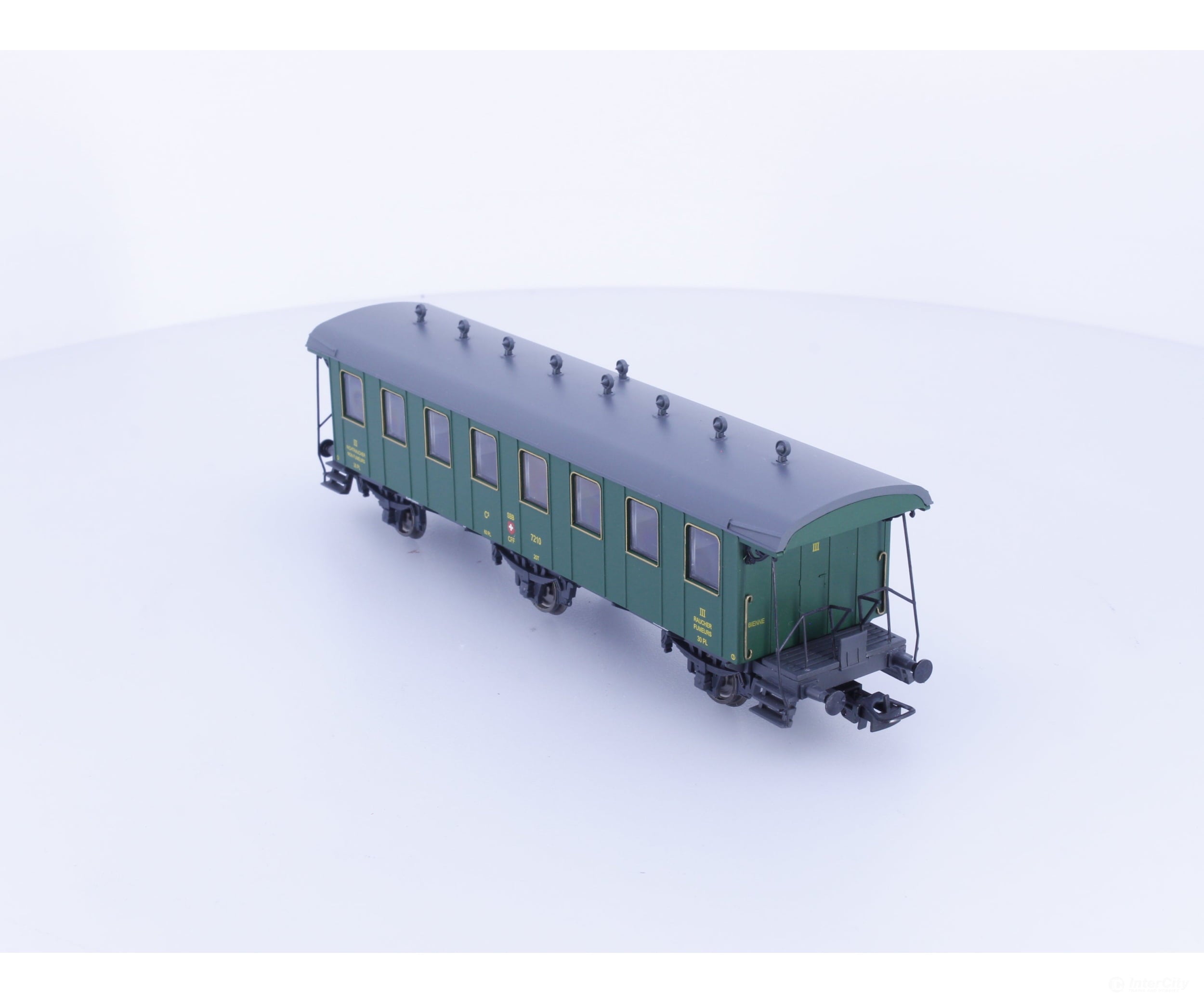 Liliput L334476 HO SBB-CFF-FFS Oldtimerwagen 3rd Class Passenger Coach Type C 7210 - European Passenger Cars
