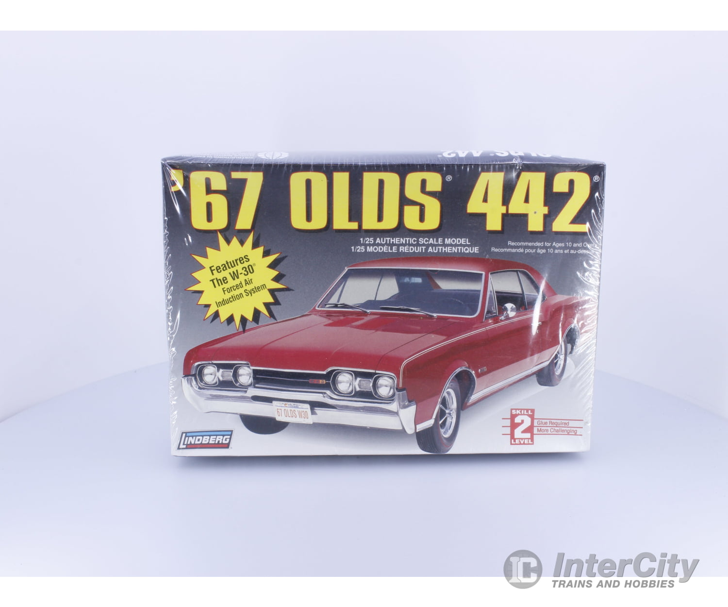 Lindberg 72171 G 1967 Oldsmobile 442 W-30 Plastic Model Kit 1/25 (#2) Plastic Car Model Kits