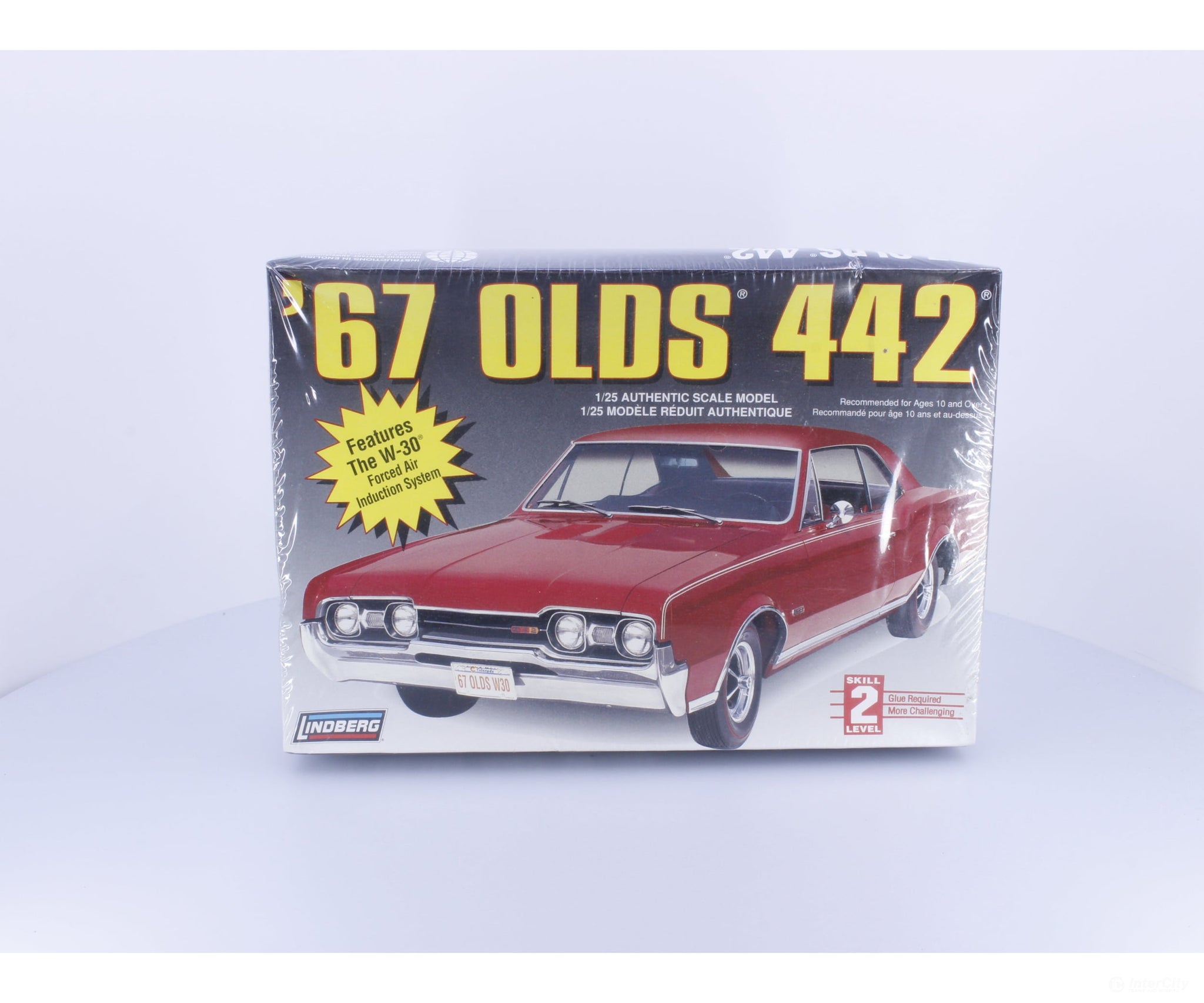 Lindberg 72171 G 1967 Oldsmobile 442 W-30 Plastic Model Kit 1/25 (#2) Plastic Car Model Kits