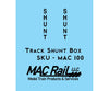 Mac Rail Mac-200 Ho Trackside Shunt Box (4 Pack) Detailing Parts