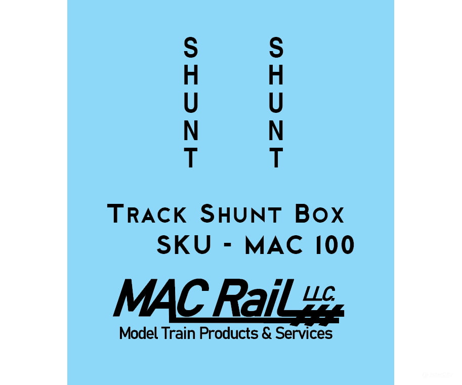 Mac Rail Mac-200 Ho Trackside Shunt Box (4 Pack) Detailing Parts