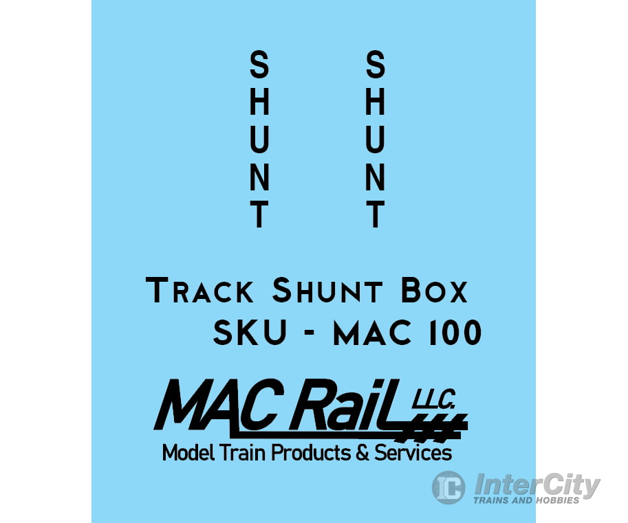 Mac Rail Mac-200 Ho Trackside Shunt Box (4 Pack) Detailing Parts