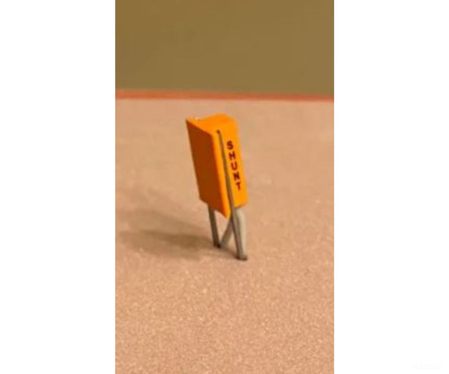 Mac Rail Mac-201 Ho Trackside Shunt Box (4 Pack - Orange) Detailing Parts