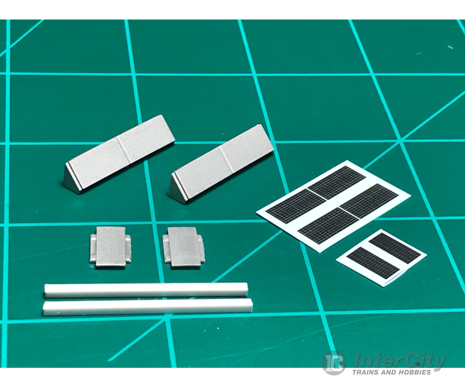 Mac Rail Mac-801 Ho Ballast Car Solar Panel Kit - Csxt Version 1 ’Plate’ Detailing Parts