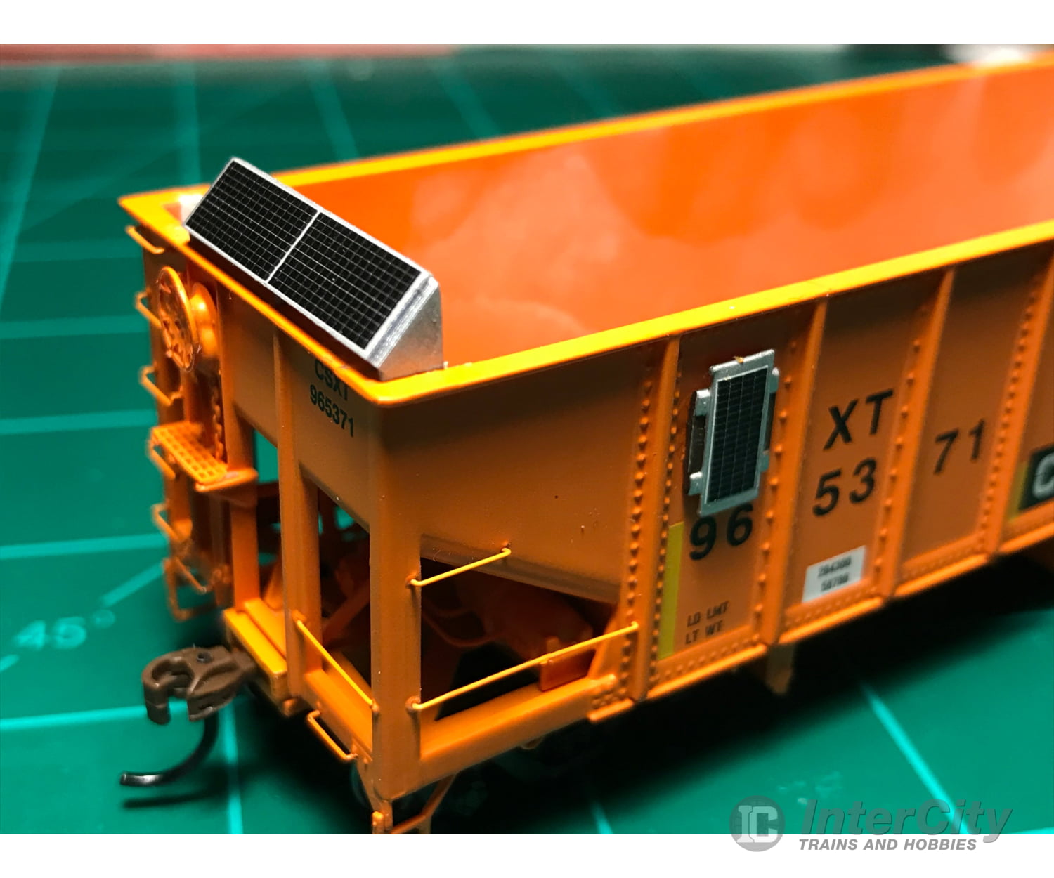 Mac Rail Mac-801 Ho Ballast Car Solar Panel Kit - Csxt Version 1 ’Plate’ Detailing Parts