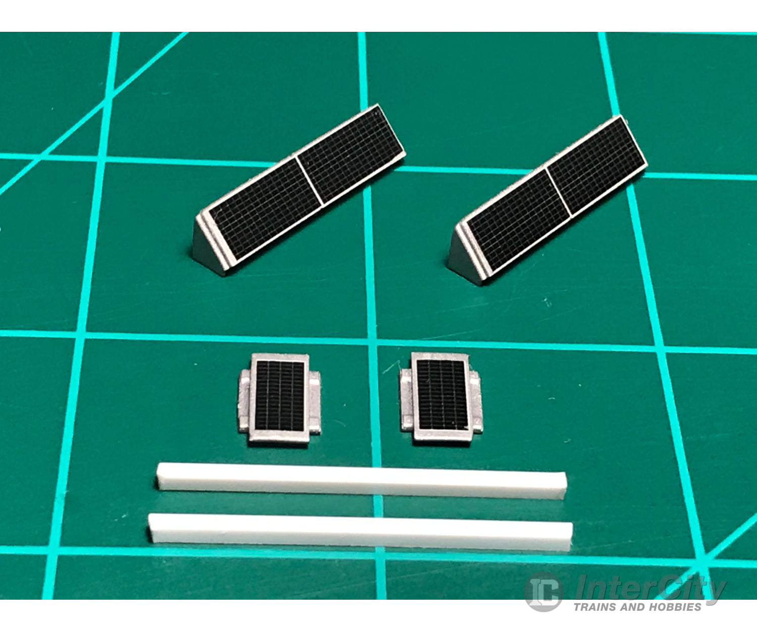 Mac Rail Mac-801 Ho Ballast Car Solar Panel Kit - Csxt Version 1 ’Plate’ Detailing Parts