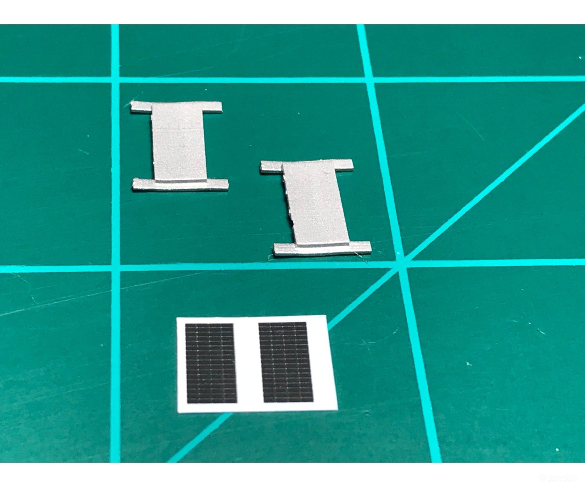 Mac Rail Mac-804 Ho Ballast Car Solar Panel Kit - Bnsf Version 1 ’Small’ Detailing Parts
