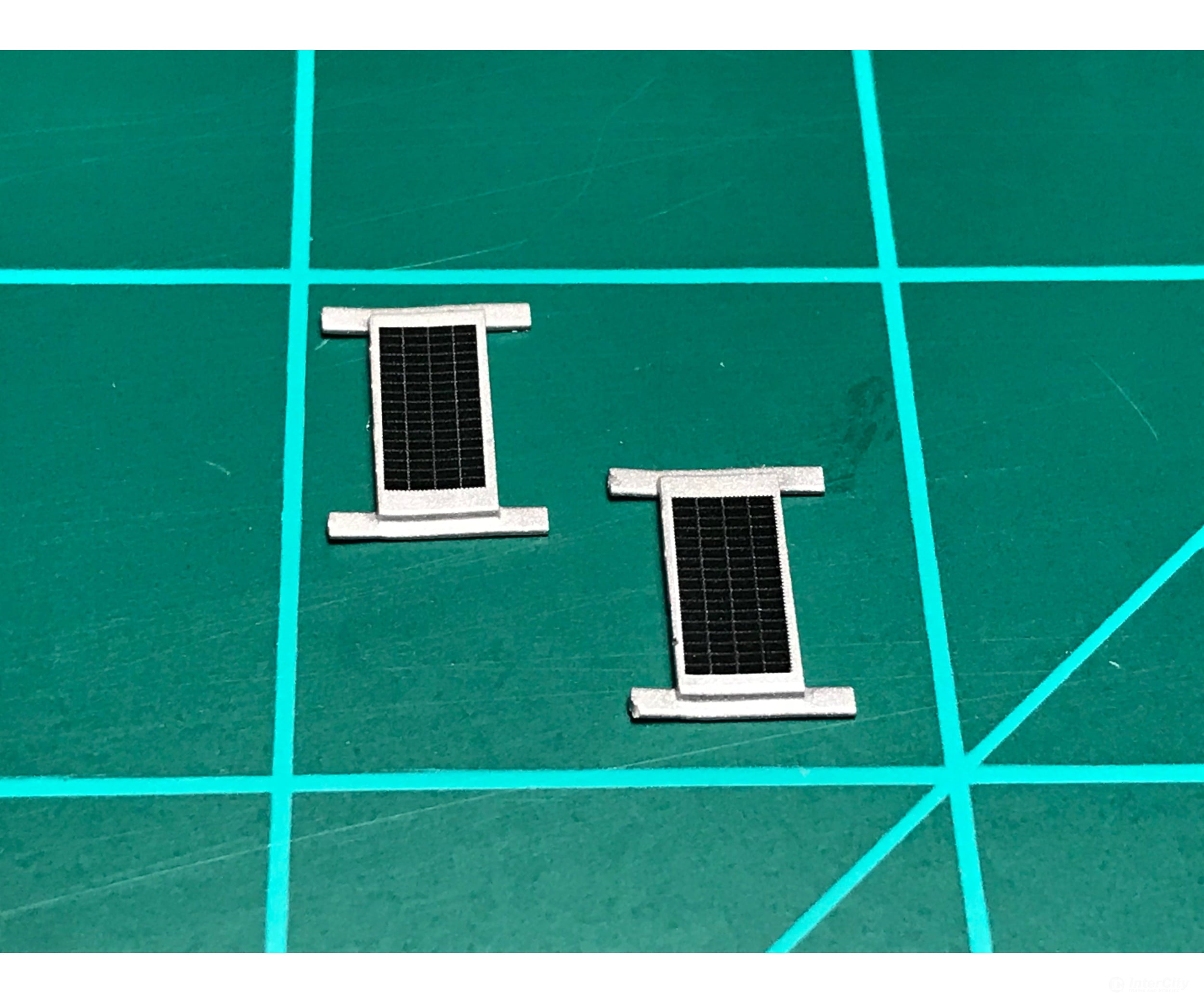 Mac Rail Mac-804 Ho Ballast Car Solar Panel Kit - Bnsf Version 1 ’Small’ Detailing Parts