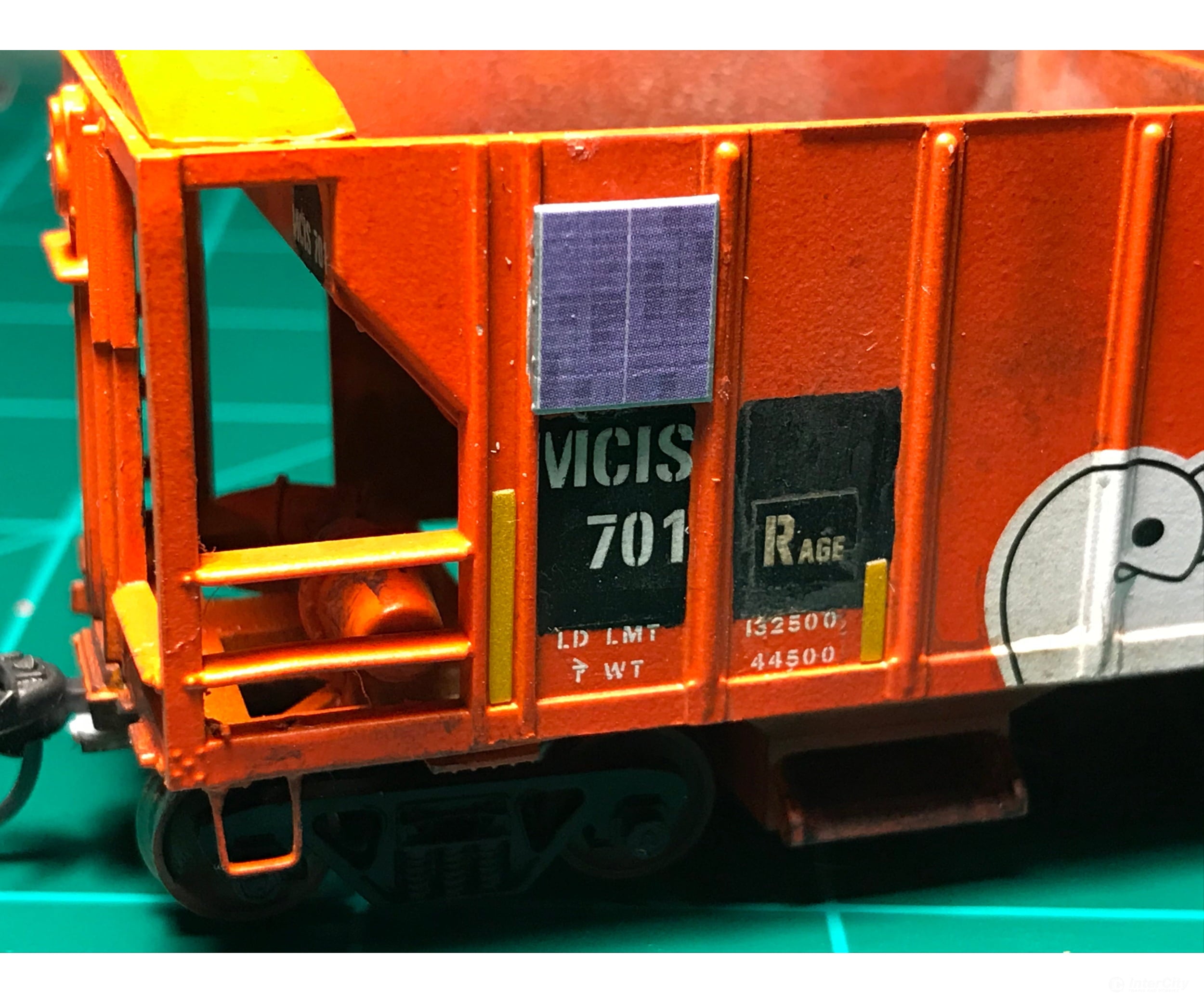Mac Rail Mac-805 Ho Ballast Car Solar Panel Kit - Bnsf Version 2 ’Medium’ Detailing Parts