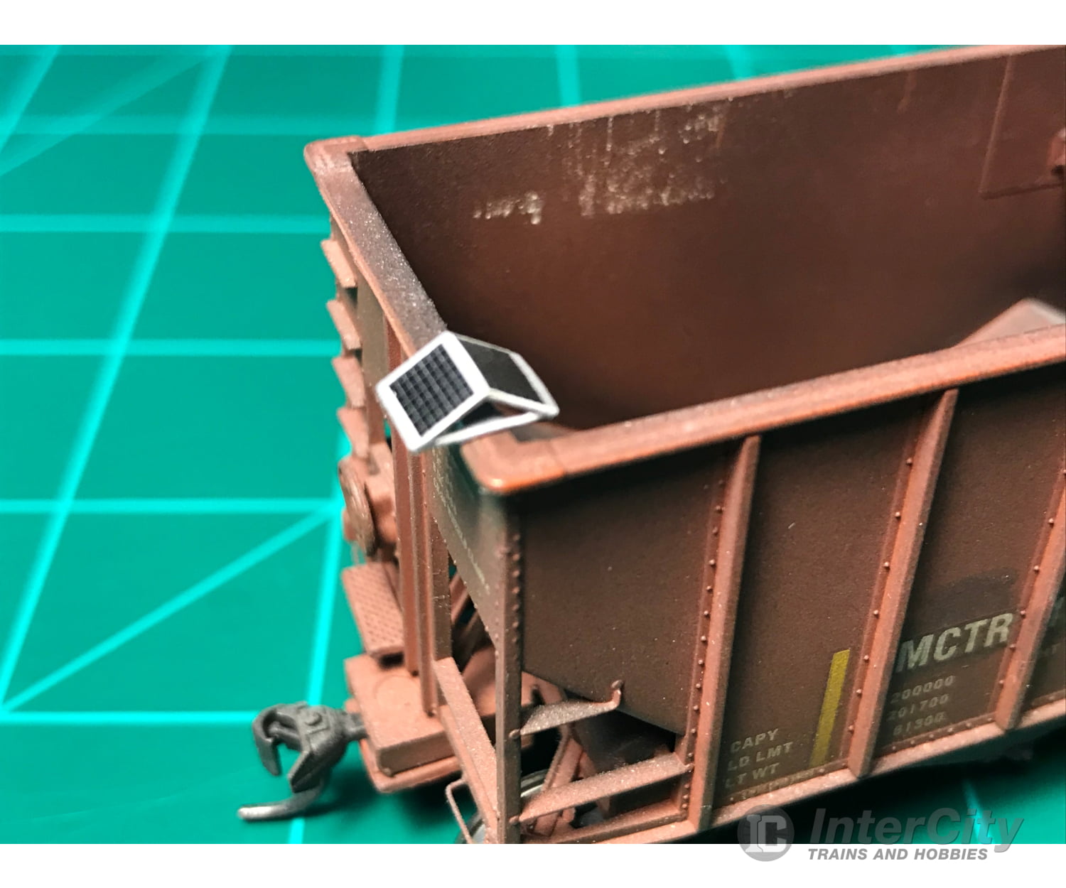 Mac Rail Mac-807 Ho Ballast Car Solar Panel Kit - Up Version 1 ’End’ Detailing Parts