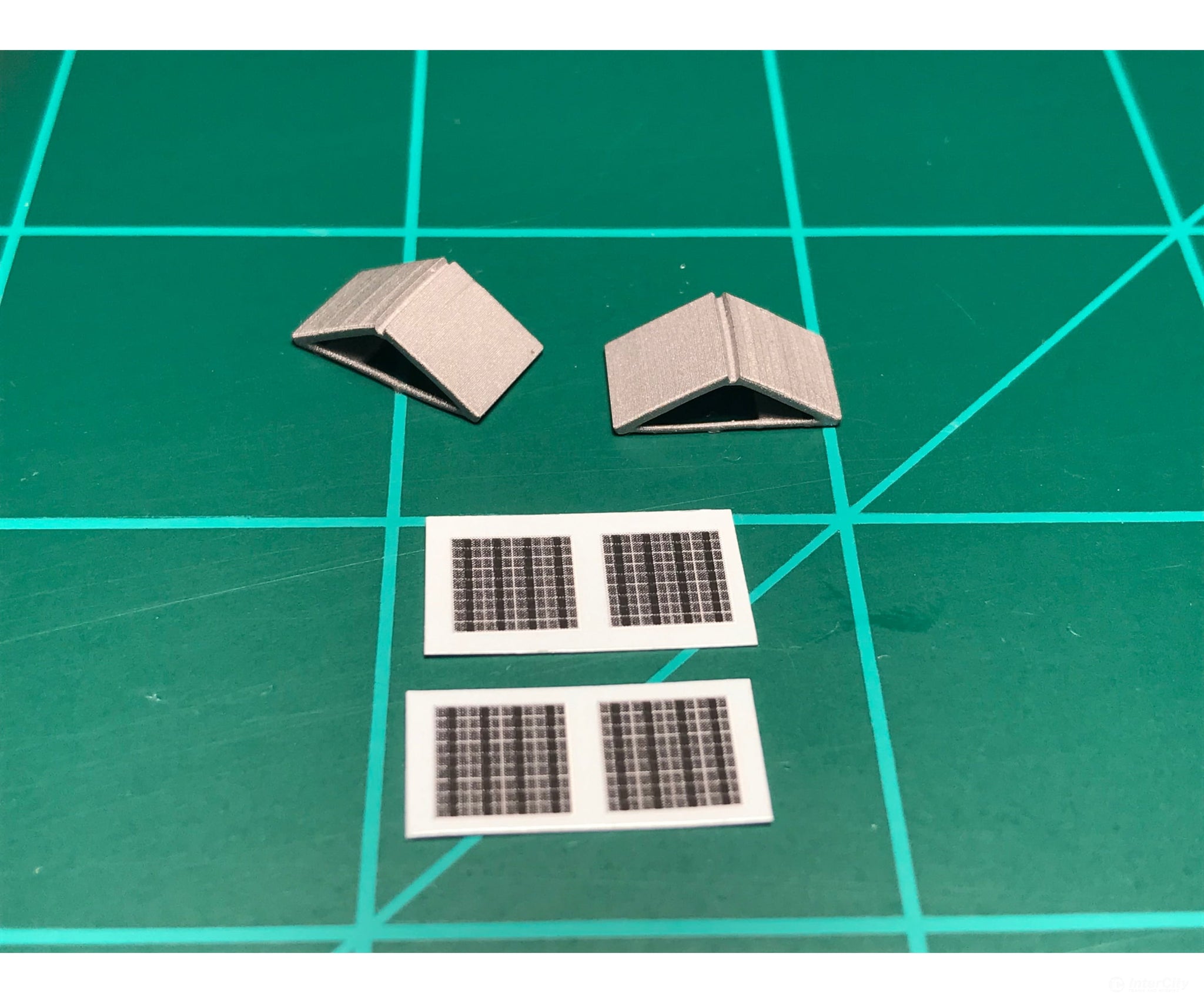 Mac Rail Mac-809 Ho Ballast Car Solar Panel Kit - Herzog Version ’Top’ Detailing Parts