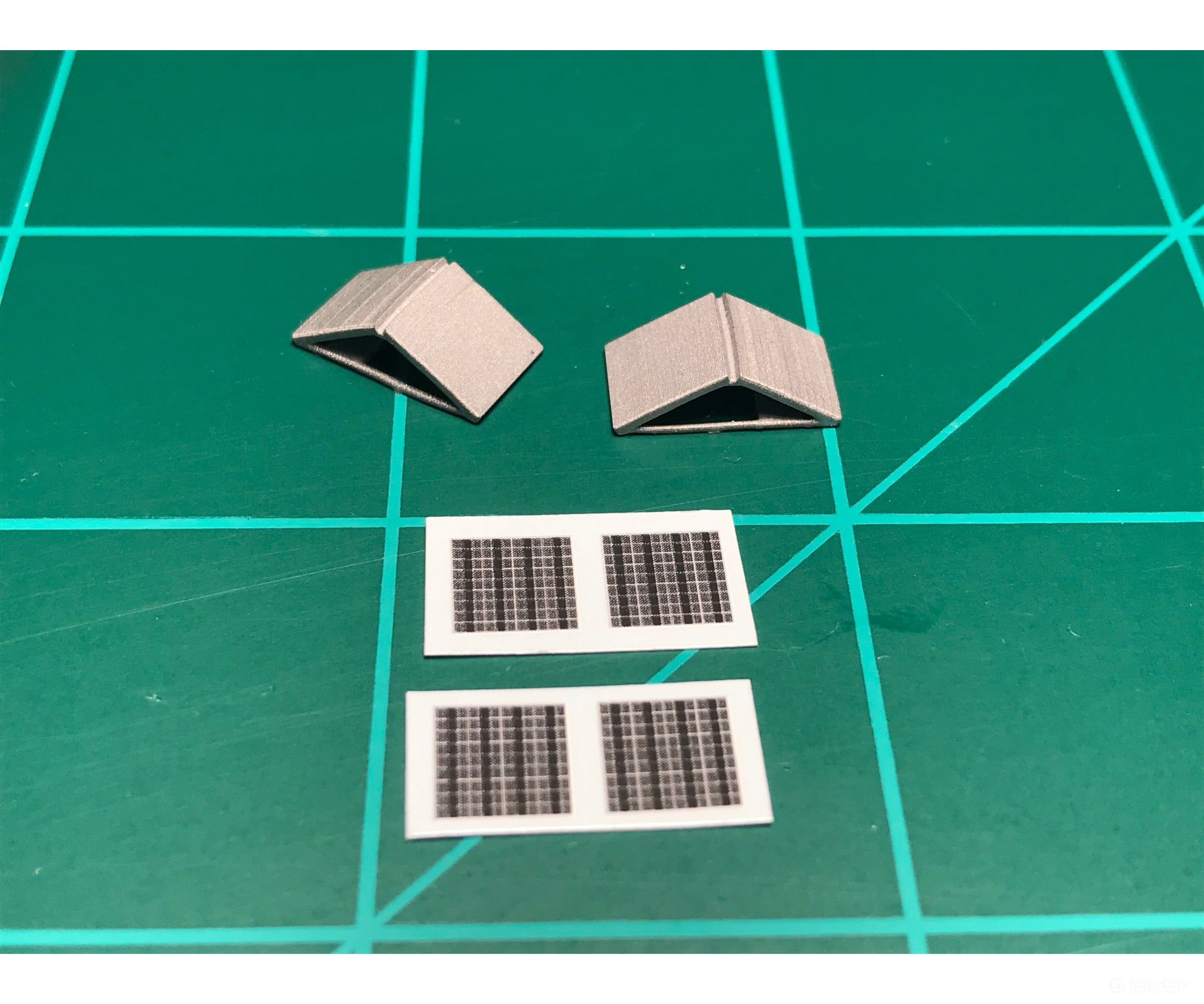 Mac Rail Mac-809 Ho Ballast Car Solar Panel Kit - Herzog Version ’Top’ Detailing Parts