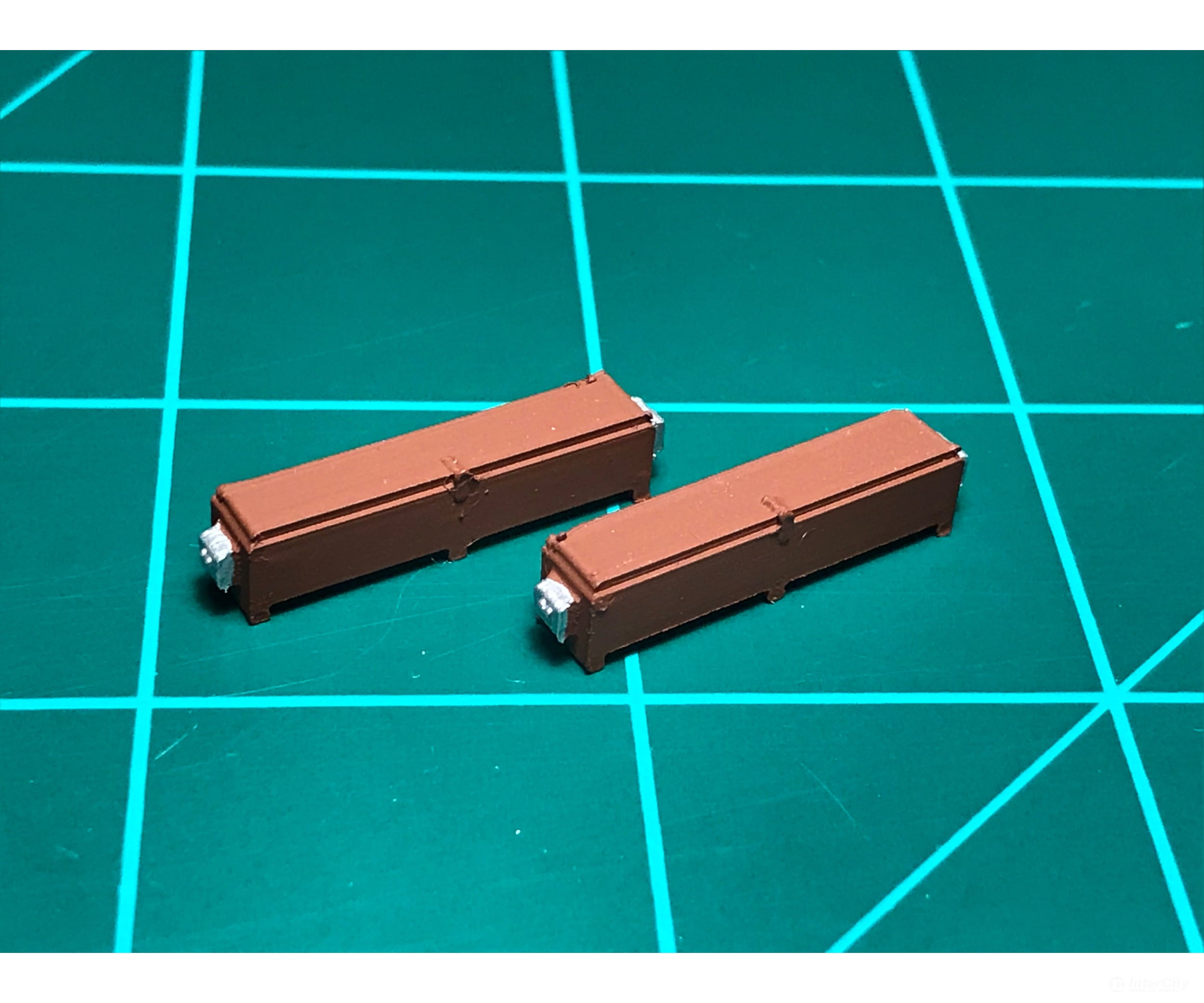 Mac Rail Mac-820 Ho Ballast Car Door Control Box (Qty 2) Detailing Parts