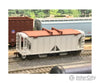 Mac Rail Mac-824 Ho 40’ Ballast Hopper Lid ’Home Shop Made’ (Fits Bowser) Detailing Parts