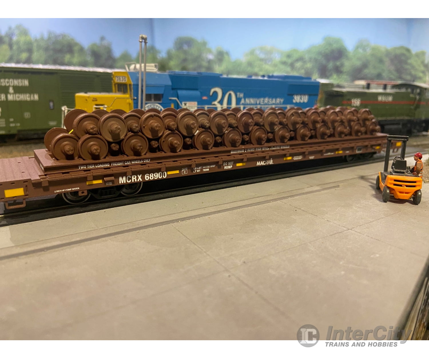 Mac Rail Mac-848 Ho Railcar Wheel Transport Fixture ’Float 45’ W/25 Wheelsets Detailing Parts