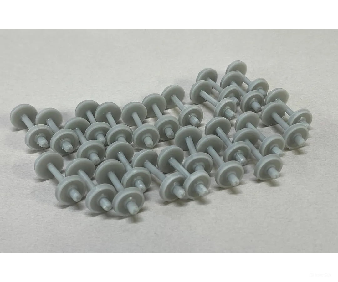 Mac Rail Mac-848W Ho Wheelsets (Non-Operating 36’) 25Pk Detailing Parts