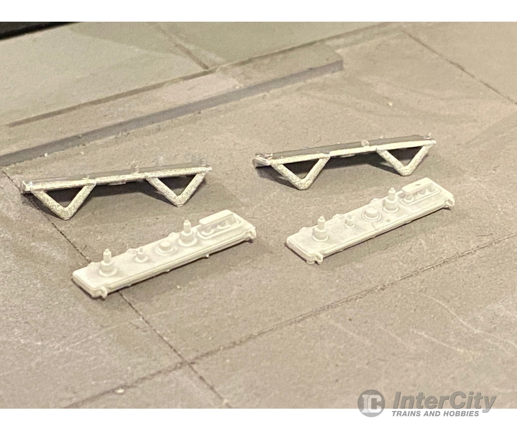 Mac Rail Mac-851 Ho Ptc ’V’ Stand & Array (Bnsf #2) Detailing Parts