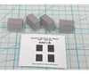 Mac Rail Mac-879 Ho Walkway Mounted A/C ’Wmac’ 4 Pack Detailing Parts
