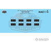 Macrail Mac-8811 Solar Panels - Cp ’Top’ Mount (4 Pack) Detailing Parts