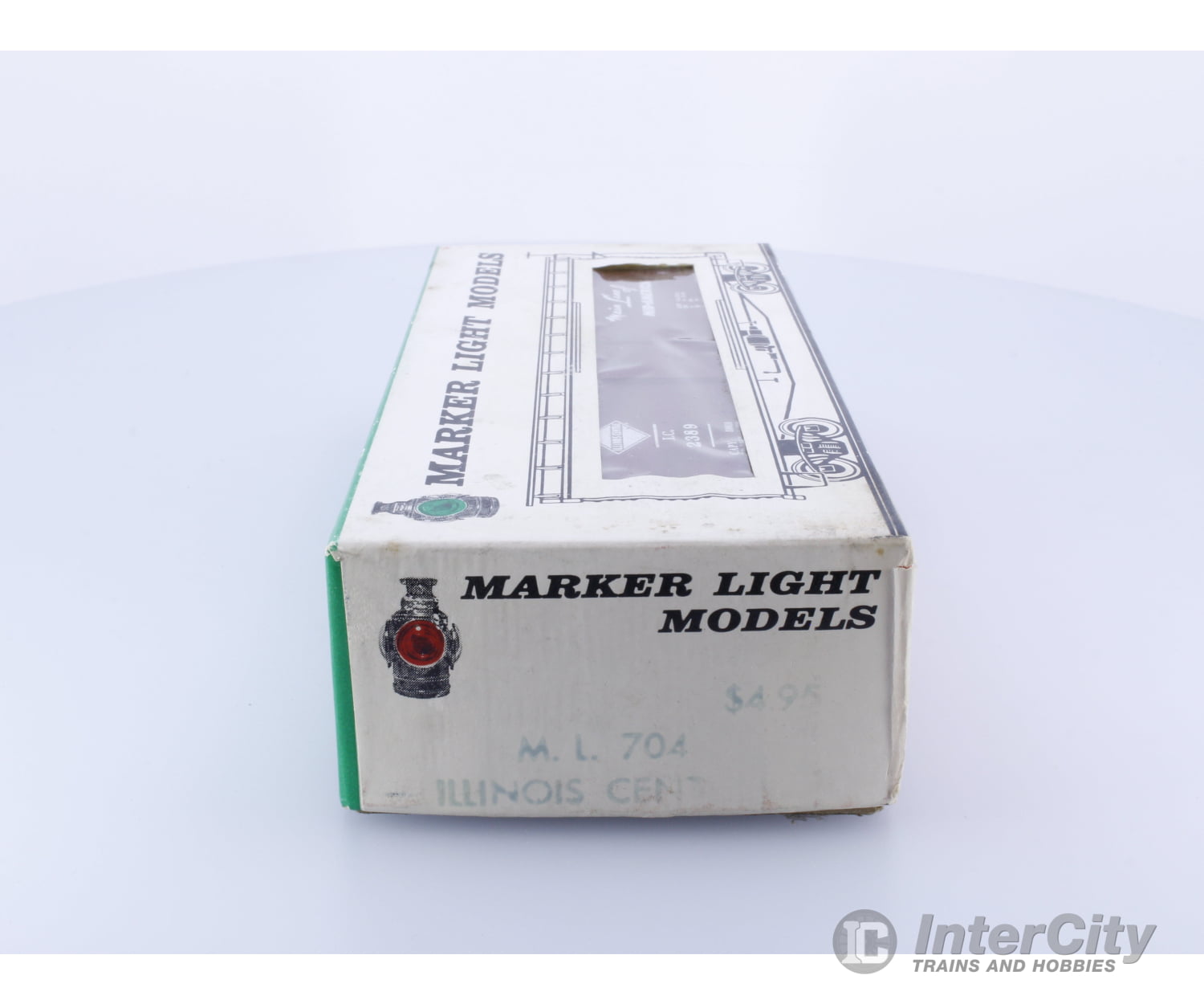 Maker Light Models 704 Ho Box Car Kit Illinois Central (Ic) 2389 Freight Cars