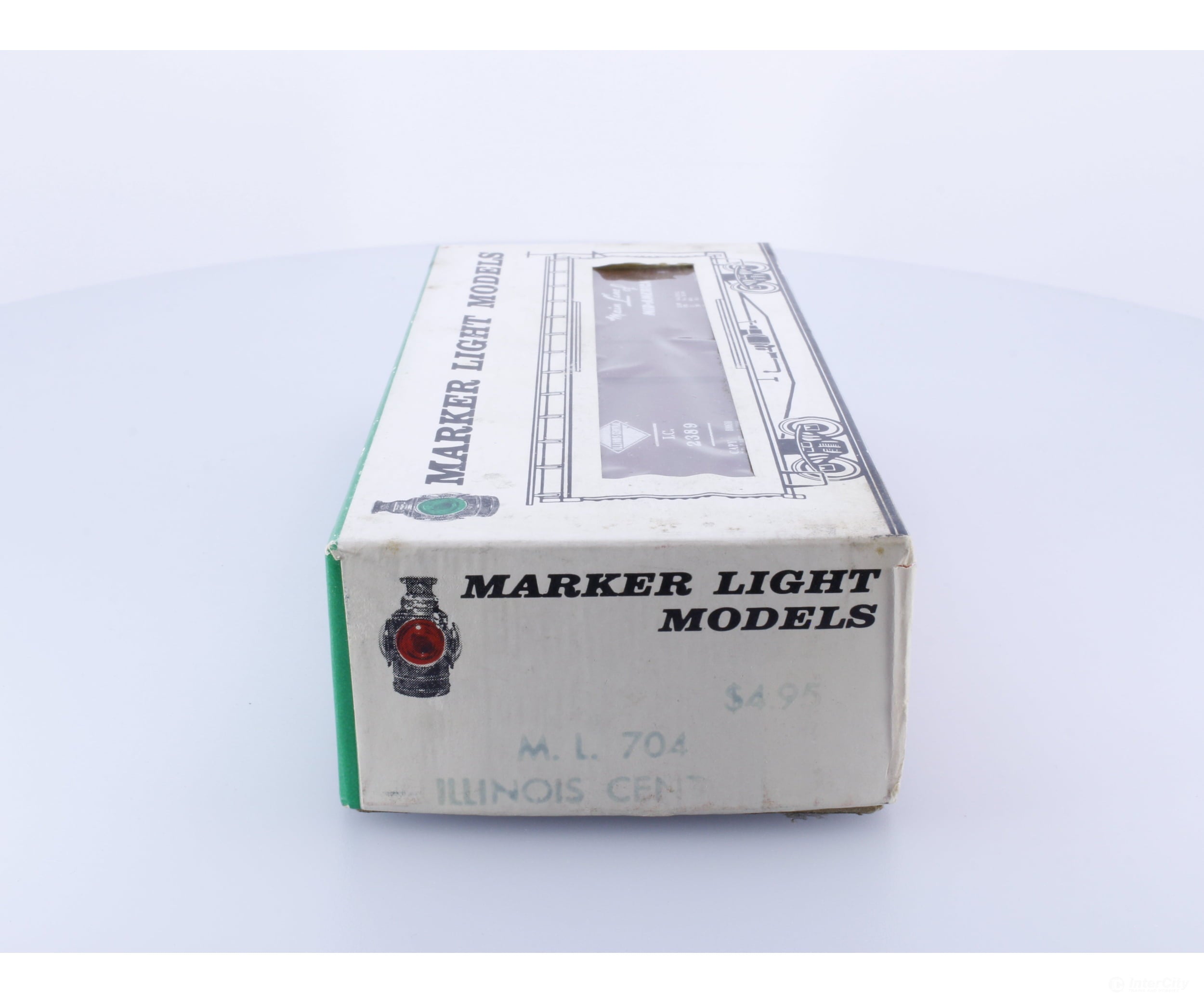 Maker Light Models 704 Ho Box Car Kit Illinois Central (Ic) 2389 Freight Cars