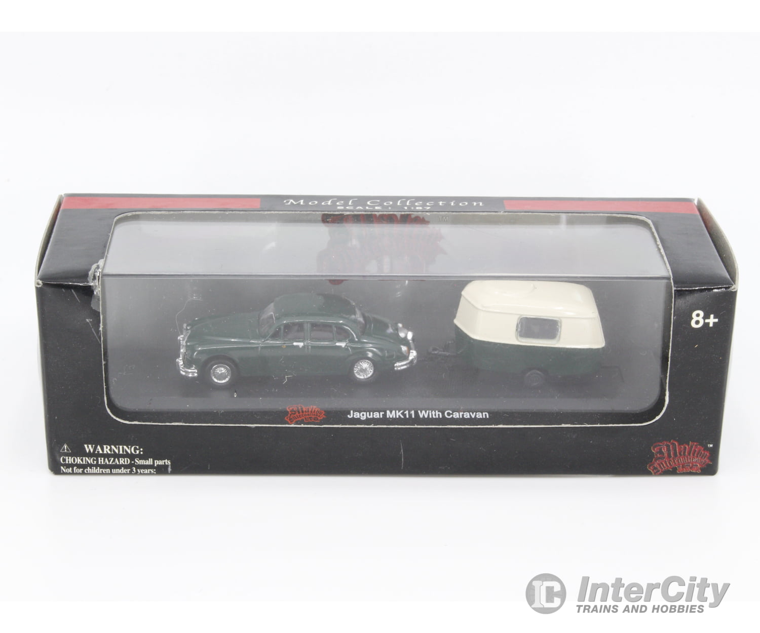 Malibu International Ltd. 06009 Ho Jaguar Mk11 With Caravan Cars & Trucks