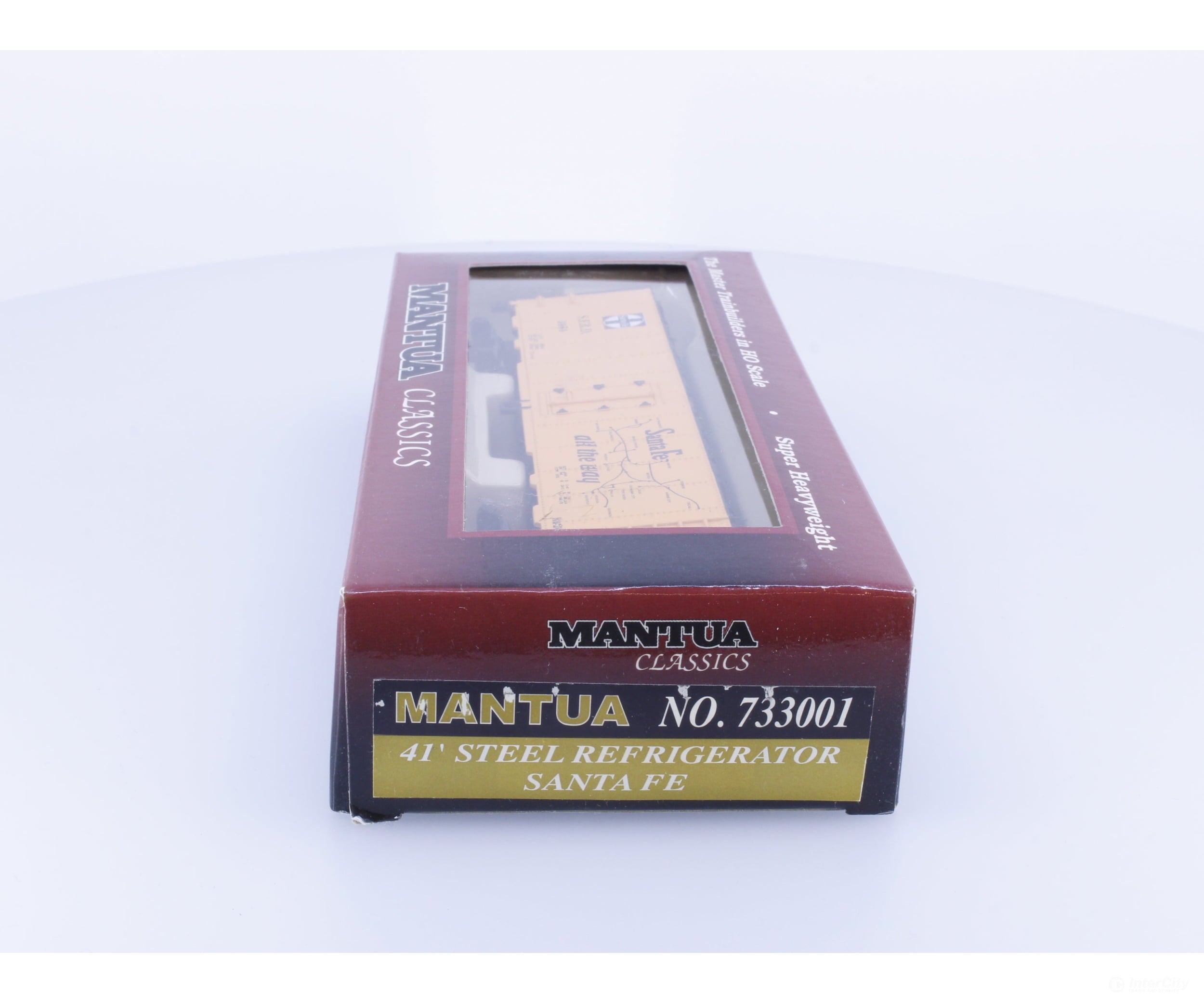 Mantua 733001 HO 41’ Steel Refrigerator Car Santa Fe (SF) 3464 Freight Cars