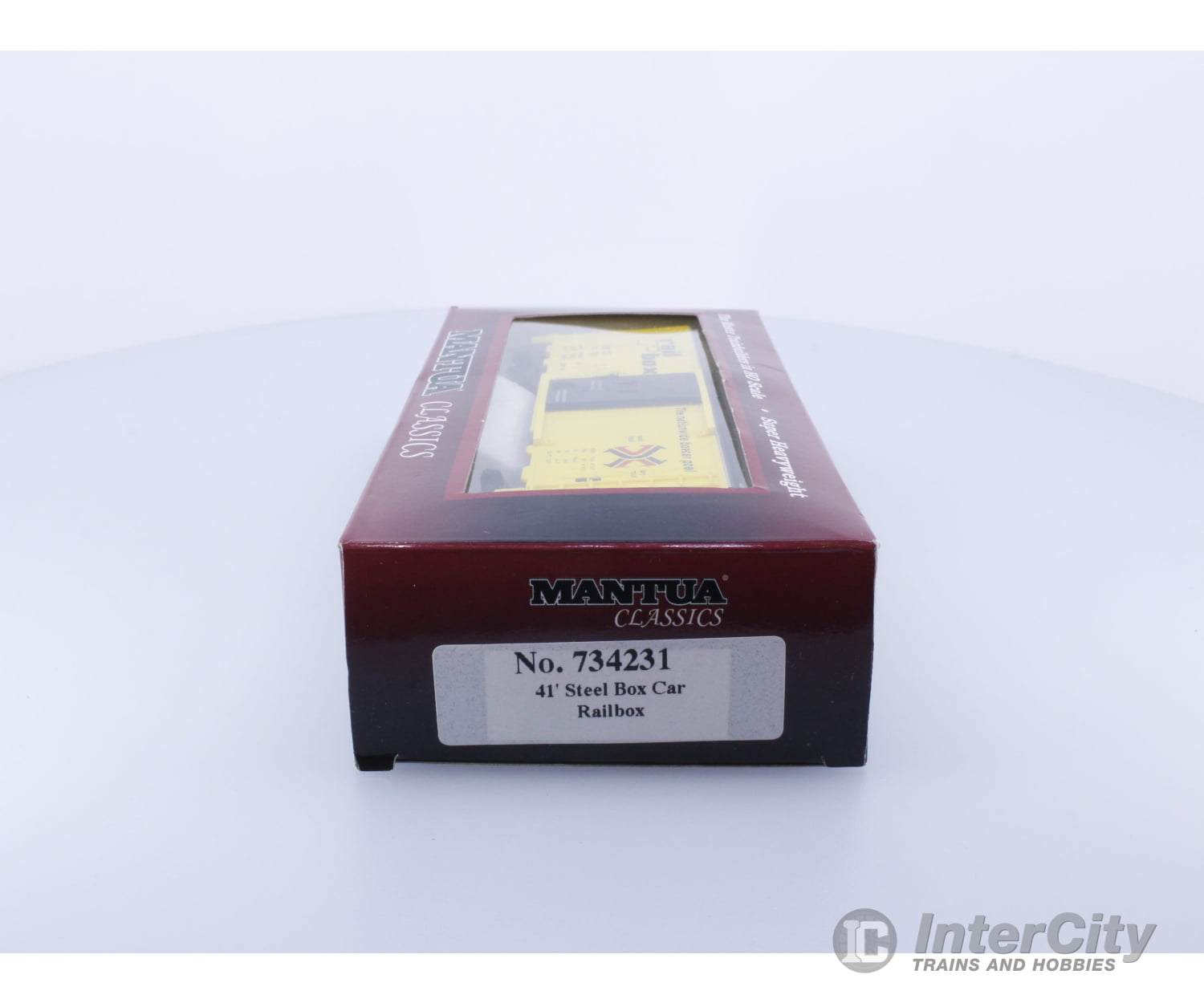 Mantua 734231 HO 41’ Steel Box Car Railbox (RBOX) 74758 Freight Cars