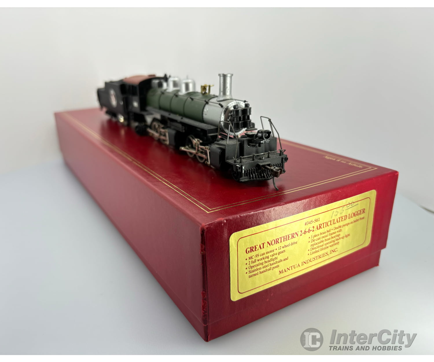 Mantua Industries Ho 2-6-6-2 Articulated Logger Great Northern Locomotives