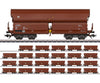 Marklin 00730 Ho Type Tals 968 Hinged Roof Car Display European Freight Cars
