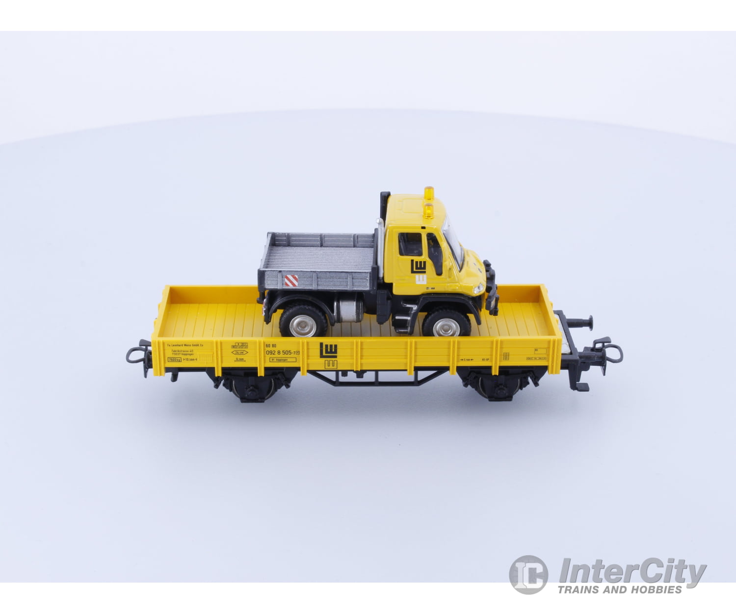 Marklin 00754-12 Ho Lw Wagon And Truck Set 092 8 505-7 European Freight Cars