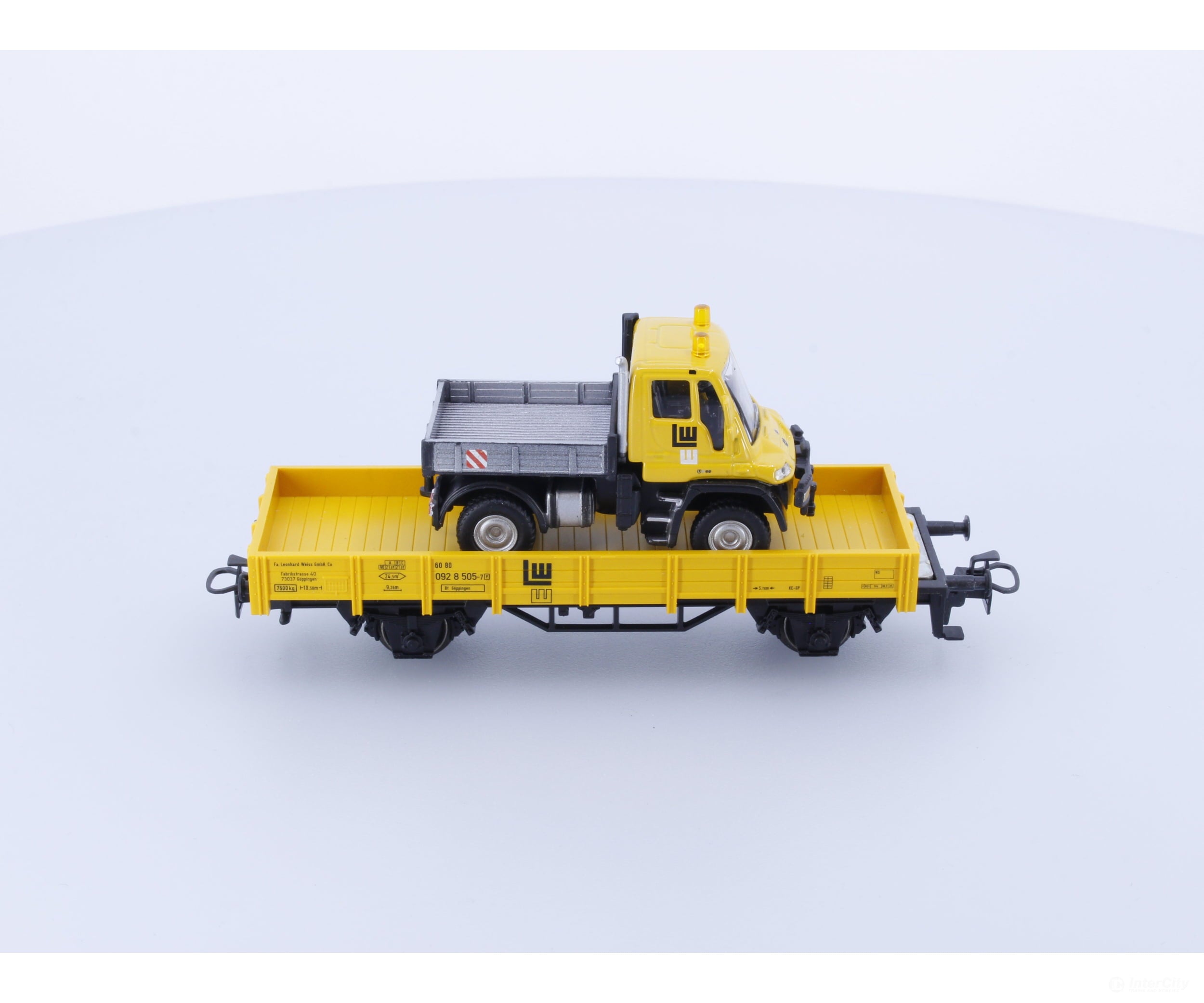 Marklin 00754-12 Ho Lw Wagon And Truck Set 092 8 505-7 European Freight Cars