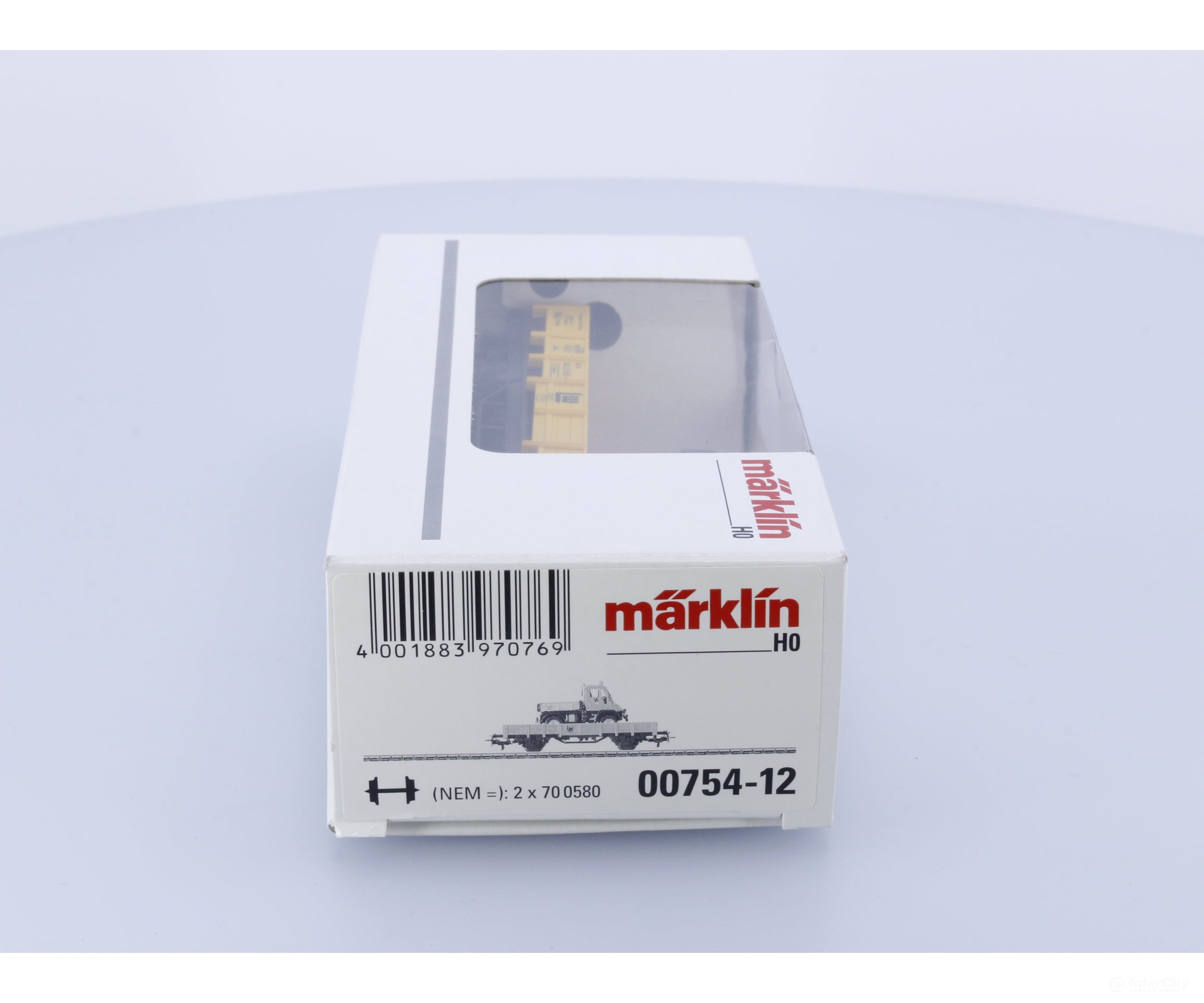 Marklin 00754-12 Ho Lw Wagon And Truck Set 092 8 505-7 European Freight Cars